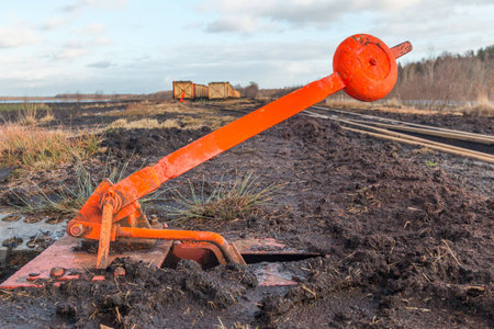 Switch lever of a field railway