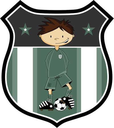 Cartoon Soccer Football Goalkeeperのイラスト素材