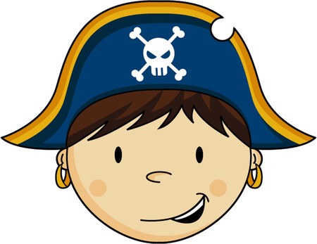 Cartoon Pirate Captainのイラスト素材