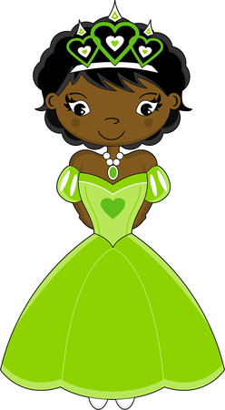 Cute Royal Fairytale Princessのイラスト素材