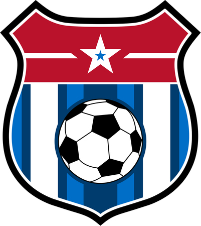 Soccer Football Shield Badgeのイラスト素材