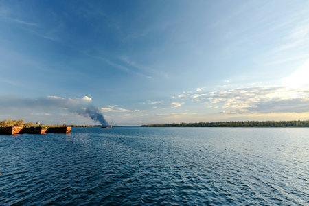 The bargeの写真素材