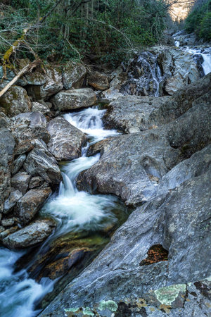 Cascading Fallsの写真素材