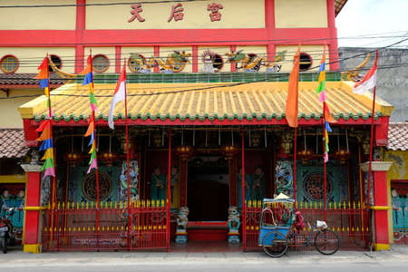 Makassar Indonesia- Buddhist temple Vihara Ibu Agung Bahariのeditorial素材