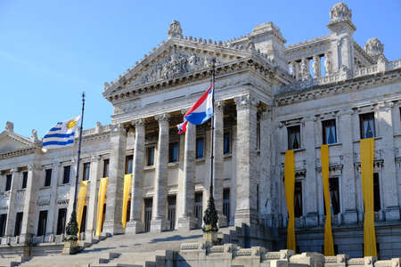 Uruguay Montevideo - Palacio Legislativo - Legislative Palaceのeditorial素材