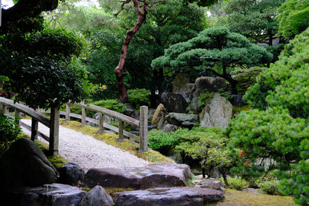 Kyoto Japan - Kyoto Imperial Palace Zen garden
