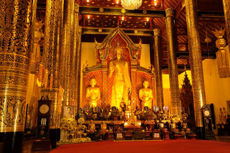 Chiang Mai Thailand - Buddhist temple Wat Chedi Luangのeditorial素材