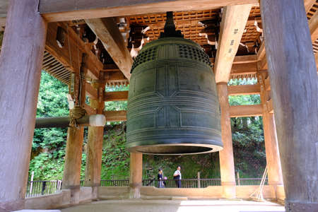 Kyoto Japan - Grand bell at Chion-in templeのeditorial素材