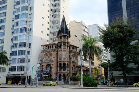 Brazil Rio de Janeiro - Castelinho do Flamengo in Flamengo stateのeditorial素材