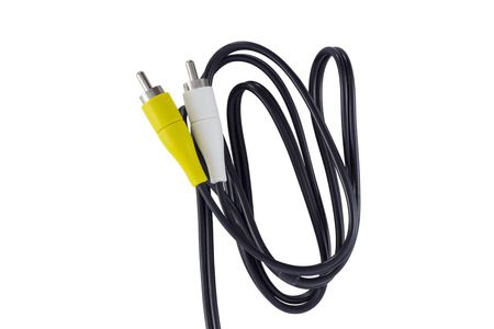 Audio video cablesの写真素材