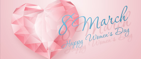 Creative design promo banners, Pink design, light background, Valentine's Day, Women's Day, the eighth of March, hot sale, discounts. Banner, copy space. Mockup, horizontal flyer for printing.の写真素材