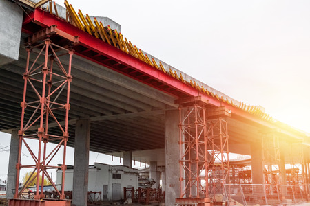 Construction site, construction, scaffolding, scaffolding. The concept of construction work, design, architecture.の写真素材
