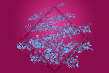 March 8, International Women's Day. Celebration concept, banner, poster, invitation, pink background, flowers.の写真素材