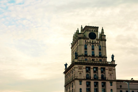 Old city tower, cityscape, old building.