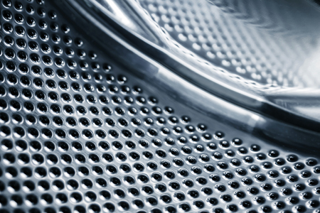 Background of metal diamond plate in silver color.の写真素材