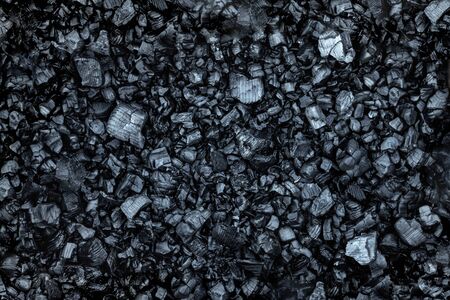 Dark coal texture, coal mining, fossil fuels, environmental pollutionの写真素材
