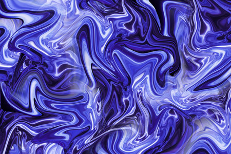 Luxurious abstract texture, flowing liquid, painting. Ink technique. 3d illustration