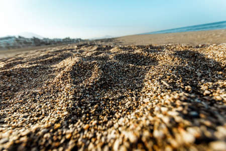 Beach and blue skyの写真素材