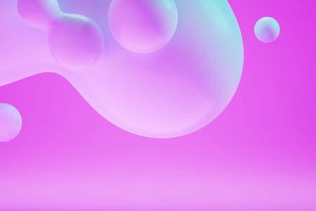 Gradient pink soft background, modern style in pastel colors, abstraction. Creative composition,...