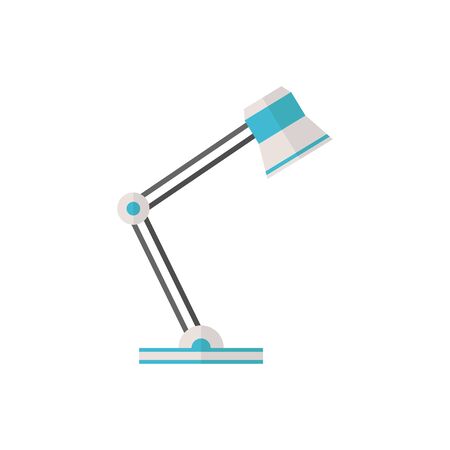 Icon home interior. Flat graphic design. Vector image. Office equipment. Bright icon. Lightbulb sign.のイラスト素材