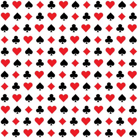 Poker seamless. Illustration seamless pattern wallpaper background, vector illustrationのイラスト素材
