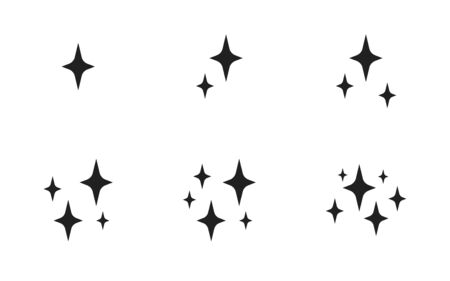 Shine star icon, great design for any purposes. Abstract vector illustrationのイラスト素材