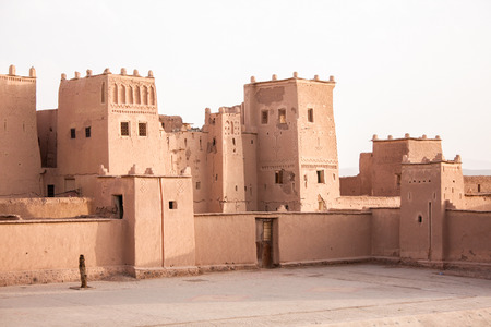 Traditional Kasbah in Moroccoの写真素材