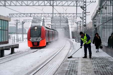 Metro station of Izmaylovo - Moscowのeditorial素材