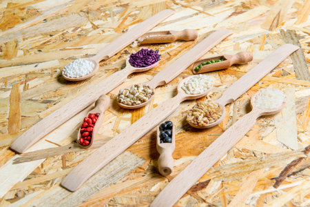 Various spices presentedの写真素材