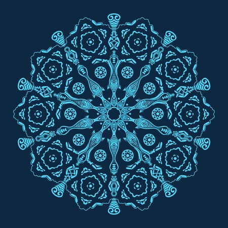 ornamental round laceのイラスト素材