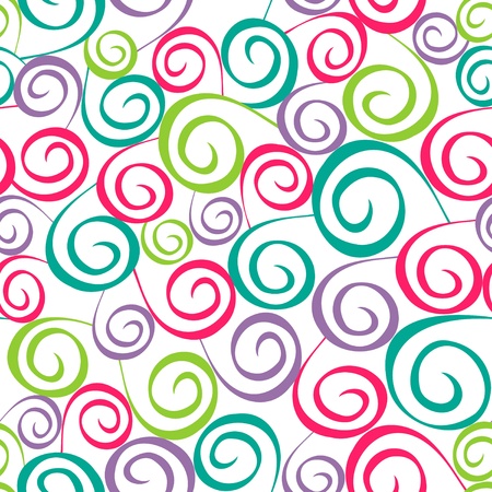 Seamless pattern on leaves theme, Autumn seamless pattern with leafのイラスト素材