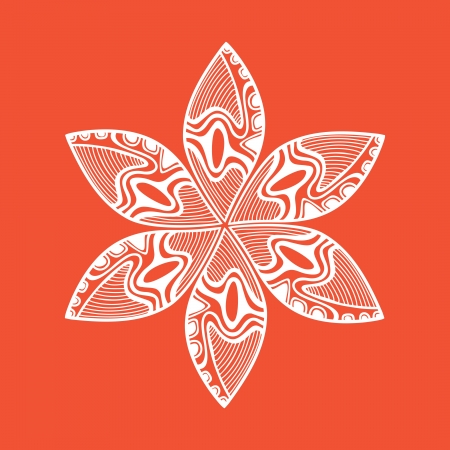 ornament, kaleidoscopic floral patternのイラスト素材