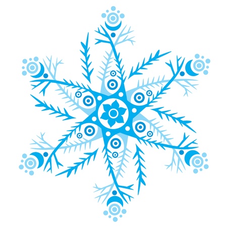 vector snowflakeのイラスト素材