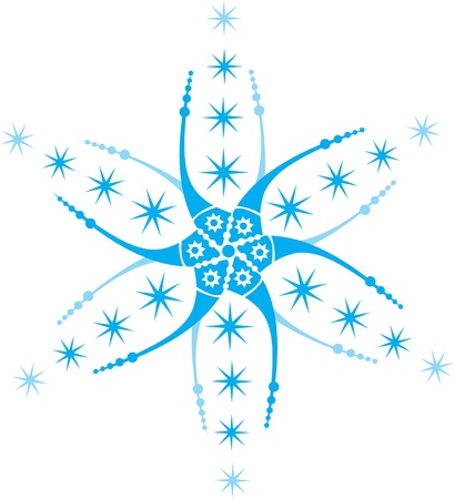 vector snowflakeのイラスト素材