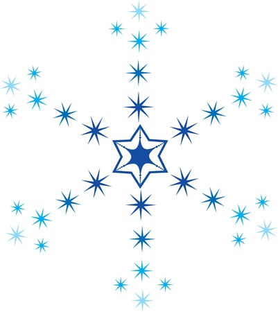 vector snowflakeのイラスト素材