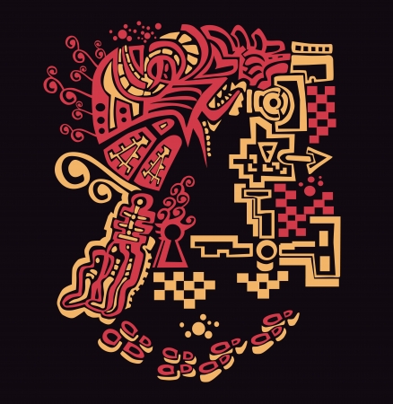 The abstract pattern.のイラスト素材