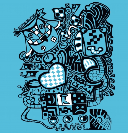 The abstract pattern.のイラスト素材