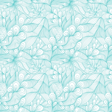 colorful seamless abstract hand-drawn pattern, waves backgroundのイラスト素材