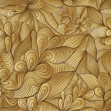 colorful seamless abstract hand-drawn pattern, waves backgroundのイラスト素材