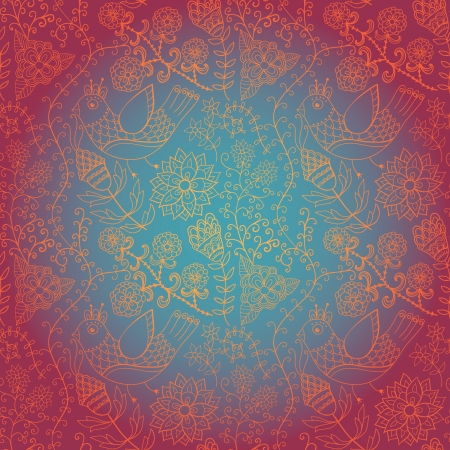 romantic seamless pattern with heartsのイラスト素材