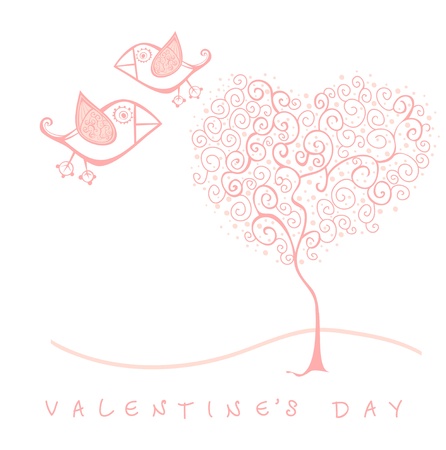 valentine's day cardのイラスト素材