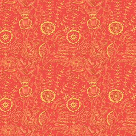 Abstract floral background, summer theme seamless patternのイラスト素材