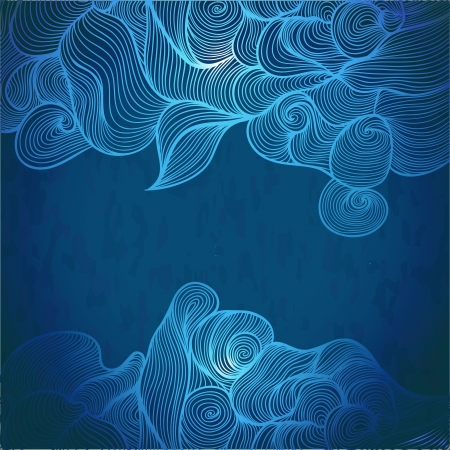 Abstract invitation card. Template frame design for card.のイラスト素材