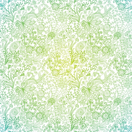 Ornate floral seamless texture, endless pattern with flowers. のイラスト素材