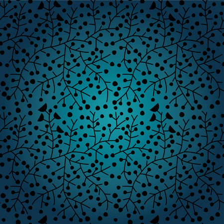 Floral seamless pattern with flowers  Vector blooming doodle floral texture  Decoration with detailed flower のイラスト素材