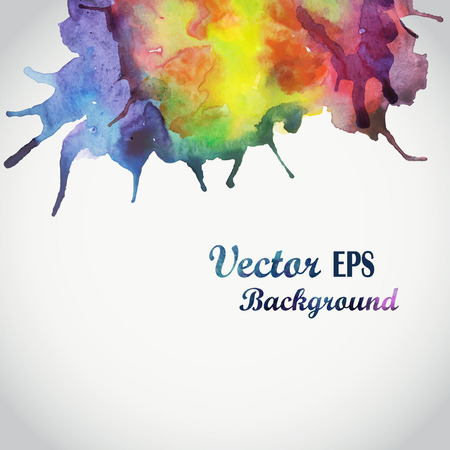 Watercolor hand painted corners design. Watercolor composition for scrapbook elements with empty space for text message.のイラスト素材