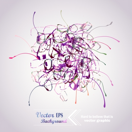 Abstract hand drawn watercolor background,vector illustration, stain watercolors colors wet on wet paper. Watercolor composition for scrapbook elementsのイラスト素材