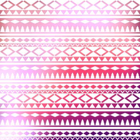 Seamless vector tribal texture. Tribal vector pattern. Colorful ethnic striped pattern. Geometric borders. Traditional ornament. Hand drawn abstract backdrop. Wallpaper for pattern fills, web pageのイラスト素材