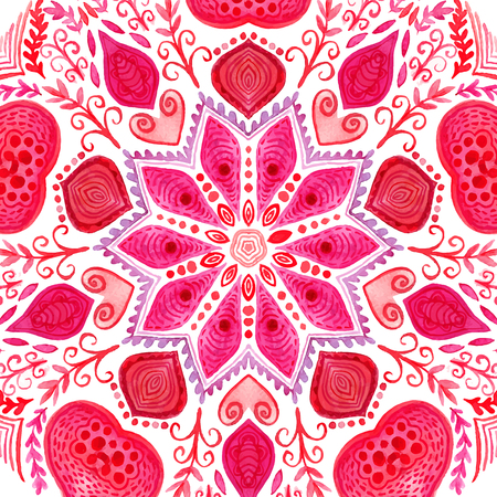 Abstract vector floral ornamental border. Lace pattern design. Watercolor ornament on blue background. Vector ornamental border frame. Can be used for Xmas banner, cards, wedding invitations etcのイラスト素材