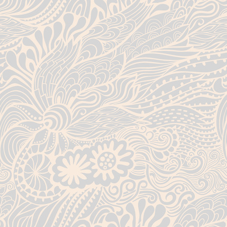 Vector abstract hand-drawn waves texture, wavy background. Colorful waves backdrop.のイラスト素材